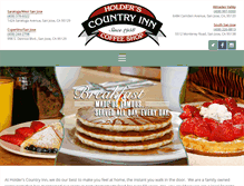 Tablet Screenshot of holderscountryinn.com
